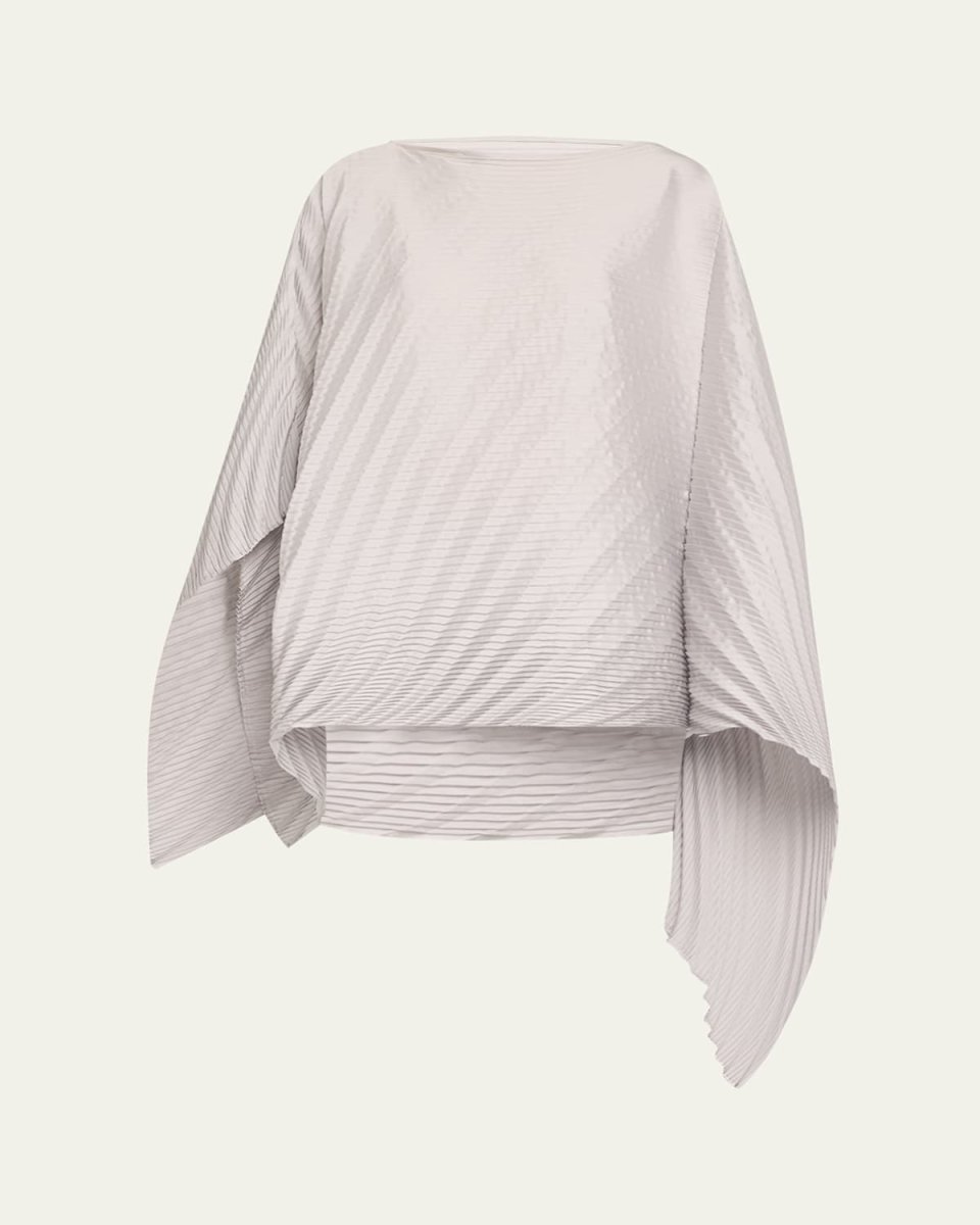 Nuance Pleated Poncho